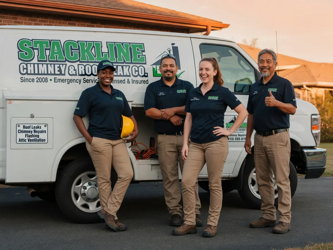 Chimney flashing repair company in Oak Grove, LA